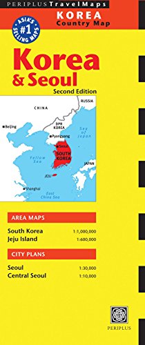 Korea & Seoul Travel Map  (Periplus Travel Maps)