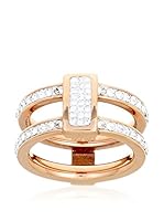 Folli Follie Anillo Mnd-Match & Dazzle (Metal Rosado)