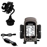Garmin Edge 605 Auto Cup Holder with Car Charger - Uses Gomadic TipExchange