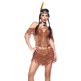 Sexy Halloween Adult Womens Costumes Western Indian Native American