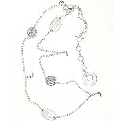 Sterling Silver Belly Dance Chain Fashion Trends for Spring Max Length 37 inches (b225)