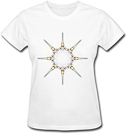dyh5l1q Women's Wheel of Fortune Tarot card T-shirt White XXL