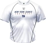 New York Giants -White- Speedwick Performance Short Sleeve Shirt