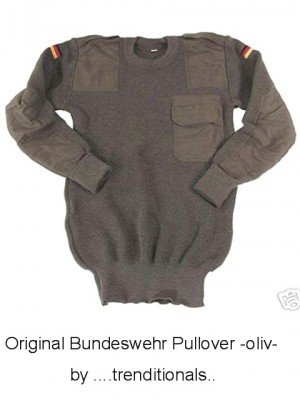 Original Bundeswehr Pullover -oliv-