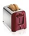 Hamilton Beach Cool Wall 2-Slice Toaster, Red (22623)