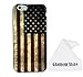 iPhone 6 Plus Case,United States Of America USA Flag Pattern Rubber Gel Silicone Soft TPU Case Cover Skin For Apple iPhone 6 Plus 5.5 inch With A Free Cleaning Cloth As a Gift