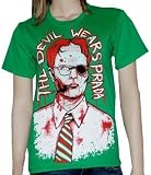 THE DEVIL WEARS PRADA - Guy Wearing Tie - Kelly Green T-shirt