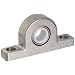 Spyraflo NPB1-375-A Washdown Aluminum Pillow-Block With a 3/8 inch Inner-Diameter, Self-Aligning, Delrin Bearing