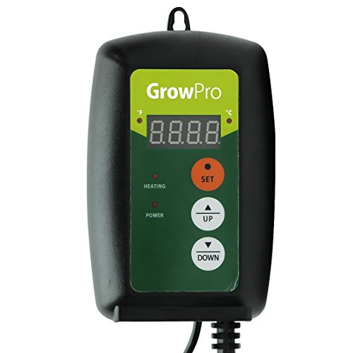 Grow Pro Digital LED Thermostat Seedling Cloning Seed Germination Heat