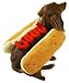 Casual Canine Polyester Hot Diggity Dog Costume, Medium, Ketchup