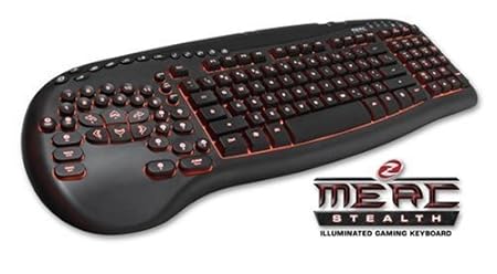 Ideazon Merc Stealth Illuminated Gaming Keyboard