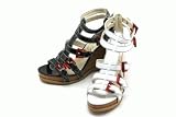 ウェッジ グラディエーターサンダル[CODE:0110777]