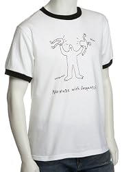 Jack Link's Apparel White Messin with Sasquatch, Large T-Shirt