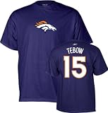 Tim Tebow Reebok Name and Number Denver Broncos T-Shirt - Large - Sports hot deals