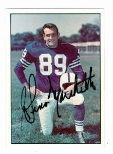 Gino Marchetti Autographed/Hand Signed Football Card (Baltimore Colts) 1981 TCMA #70