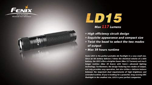 Fenix LD15 High Performance LED Flashlight
