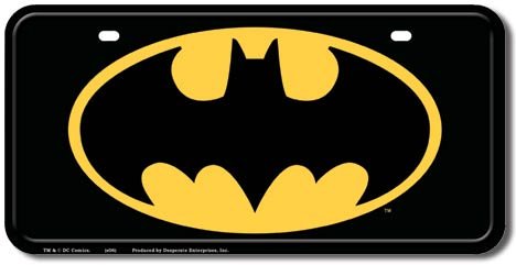  (6x12) Batman Logo Novelty License Plate