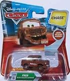 Disney / Pixar CARS Movie 155 Die Cast Car with Lenticular Eyes Series 2 Fred with Fallen Bumper Chase Piece!