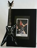 Dimebag Darrell Abbott Pantera Picture Frame with Miniature Guitar Replica