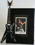 Dimebag Darrell Abbott Pantera Picture Frame with Miniature Guitar Replica