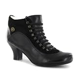 Hush Puppies Vivianna Black Leather Womens Shoes