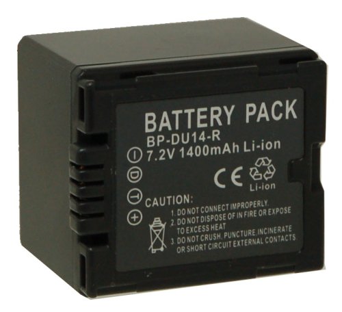 Digital Concepts BP-DU14 Battery for Panasonic CGA-DU14 1400 MAH