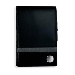 Cross 1846 Leather Collection Jotter Ebony with Carbon Grey (AC173-1)