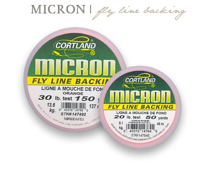 Micron� Fly Line Backing 20#