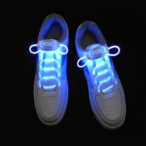 LED LIGHT UP SHOELACES DISCO FLASH HOT GLOW STICK NEON RUNNING SHOES LACE DJING