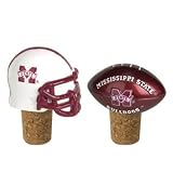 NCAA Mississippi State Bulldogs Bottle Cork Set dia. 1 3/4