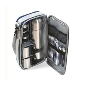 LUXURY FLASK PACK FOR TWO IN MIDNIGHT BLUE