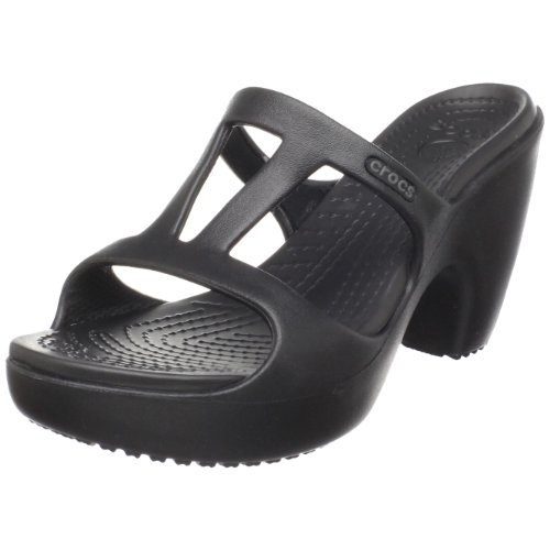 crocs Women's Cyprus II Sandal,Black/Black,7 M US