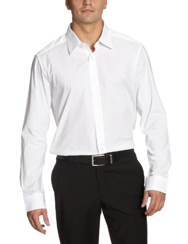 MEXX Herren Hemd/ Business H3RE0010, Gr. 48 (M), Wei&szlig; (white 100) Preisvergleich