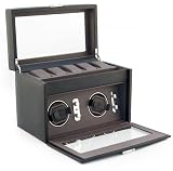 Image of Dulwich Large Leather Watch Box & Double Winder