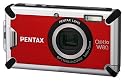 Pentax Optio W80 Digitalkamera (12,1 Megapixel, 5-fach opt. Zoom, 6,4 cm (2,5 Zoll) Display, bis 5m wasserdicht nach IP70) rot