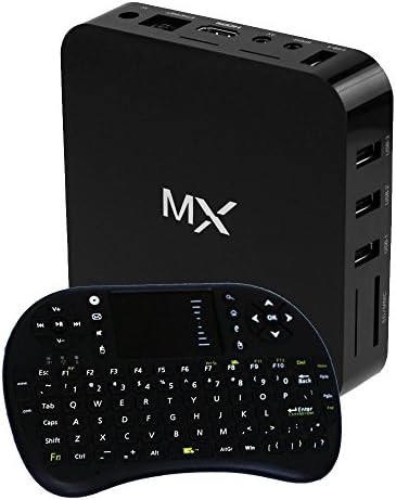 Linkcool MX Android 4.2 Dual Core Smart Mini PC TV Box XBMC Free TV Sports Media Player 8GB HDMI SPDIF AV RJ45 4USB SD Internet WiFi LAN 1080P with i8 Wireless Keyboard