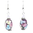 Murano Glass Earrings - Emily Purple