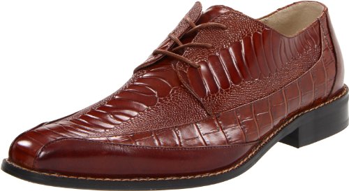 Stacy Adams Mens Palatino Oxford,Cognac,10 M US