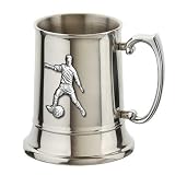 Review Sterling & Classic  / Footballer Stainless Steel and English Pewter Tankard