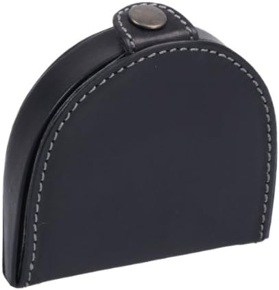 Avanco Women's Leather Coin Purse 3.5 x 3.1 inch Black