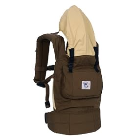 Ergo Organic Baby Child Infant Carrier - Chocolate Brown