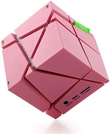 Elecitizon Cube Ultra-Portable Wireless Bluetooth Speaker -Pink