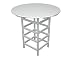 Buy Bar Sets - Polywood Outdoor Furniture South Beach 40 Inch Counter Height Table, White-Recycled Plastic Materials