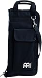 Meinl Percussion MSB-1 Heavy Duty Drum Stick/Mallet Bag with External Pocket, Black