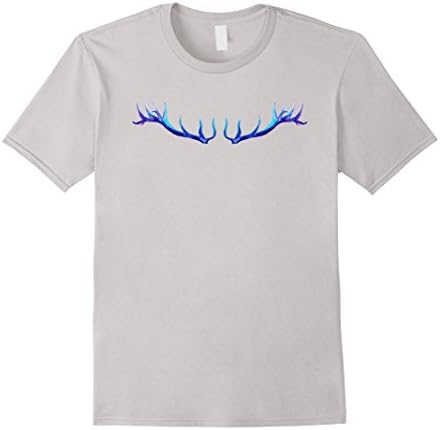 Men's Rudolf Horn T Shirt Rudolph Deer Horn Christmas T-Shirt 3XL Silver
