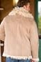 Men's Sully Curly Wool Shearling Coat, BEIGE TIGRADOS, Size 44