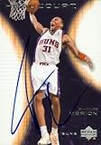 Shawn Marion Autographed/Hand Signed Basketball Card (Phoenix Suns) 2003 Upper Deck Hardcourt #66