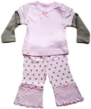 Mish Mish Light Pink and Grey Pants Set Size 3M