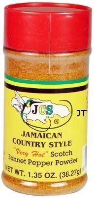 JCS Scotch Bonnet Pepper Powder 1.35 oz (3pack) by Jamaica country style