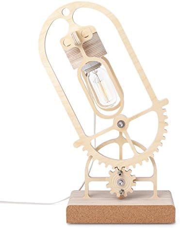 Wooden Gear Lamp
